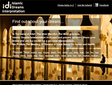 Tablet Screenshot of islamic-dreams-interpretation.com